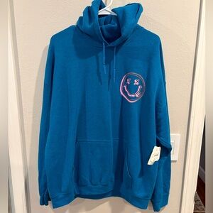 Altar'd State Nirvana Smiley Face Hoodie Adult Unisex Size M/L